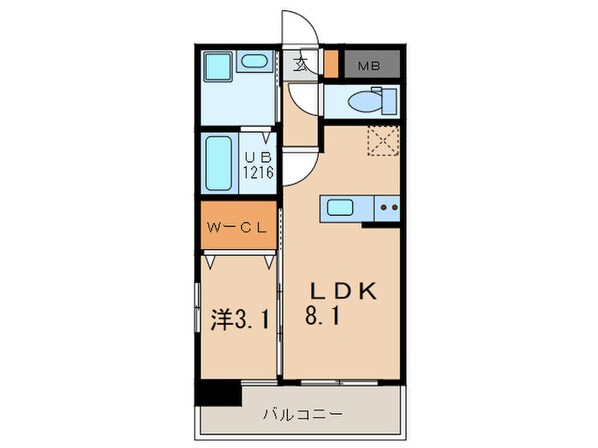 U´s Residence 木町の物件間取画像